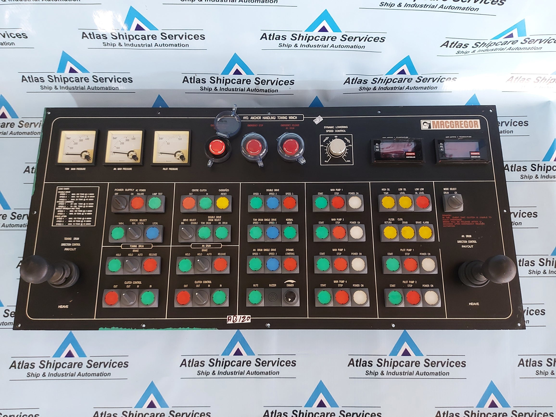 MACGREGOR HYD. ANCHOR HANDLING/TOWING WINCH